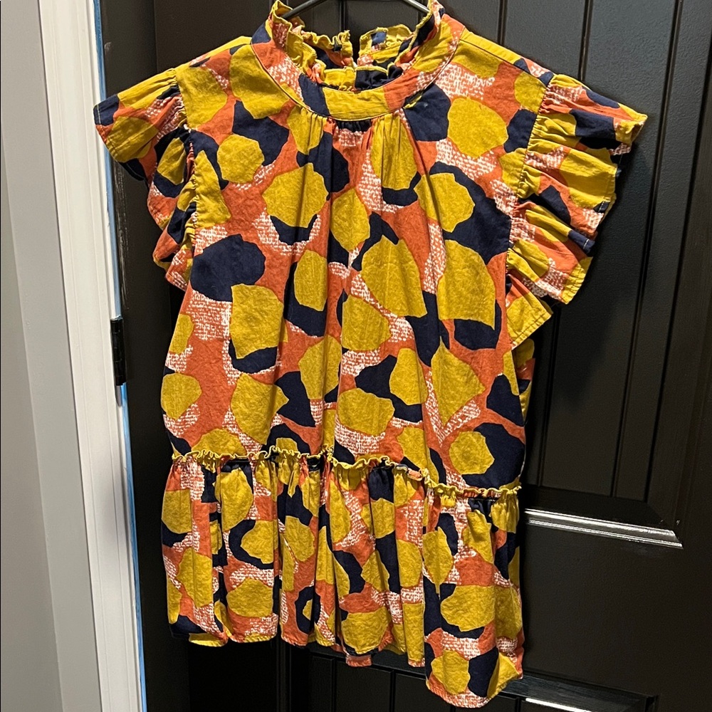 THML Multicolor Abstract Blouse